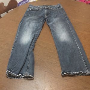 American Eagle Medium Wash Men Relaxed Jeans 26X28